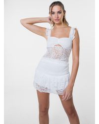 Pink Vanilla - Lace Cut Out Top - Lyst