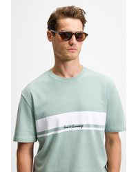 Grimelange - Striped Crew Neck T-Shirt - Lyst