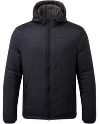 Asquith & Fox - Padded Wind Jacket /Charcoal) - Lyst