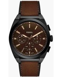 Fossil - Everett Watch Fs6108 Leather - Lyst