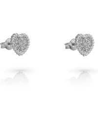 Orphelia - 'Elite' 925 Sterling Stud Earrings - Lyst