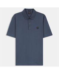 BOSS - Parris 01 Mercerised Cotton Polo Shirt - Lyst
