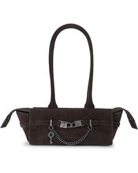Kurt Geiger - Suede Kingsley Eastwest Sh Bag - Lyst
