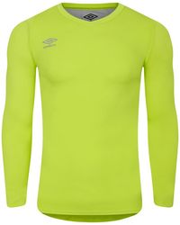 Umbro - Elite V Neck Base Layer Top (Acid Lime) - Lyst