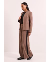 PRINCIPLES - Wide Leg Side Stripe Trouser - Lyst