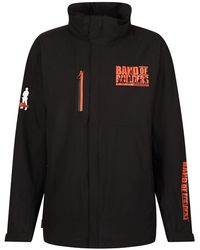 Regatta - Solid Patterned Softshell Jacket With Lettering - Lyst