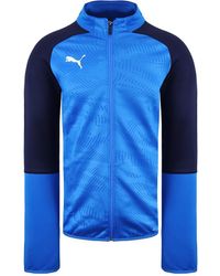 PUMA - Lange Mouw Zip Up Blauw Track Jacket 656193 02 - Lyst
