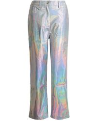 Amy Lynn - Amylynn Lupe Patterned Straight Pants - Lyst
