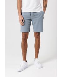 Tokyo Laundry - Jogger Shorts With Logo Badge And Drawstrings - Lyst