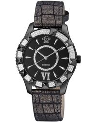 Gv2 - Venice Swiss Quartz Diamond Mop Dial Leather Watch - Lyst