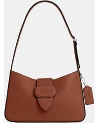 COACH - Eliza Shoulder Bag With Leather Covered Closure - Lyst