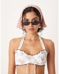 For Love & Lemons - Cordelia Bikini Top Co-Ord - Lyst