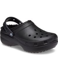 Crocs™ - Classic Platform Lined Clogs Aus Thermoplast - Lyst