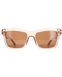 Serengeti - Square Champagne Mineral Drivers Polarized Winona - Lyst