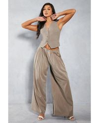 MissPap - Tailored Oversized Pleat Detail Trousers - Lyst