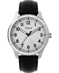 Timex - Main Street Watch Tw2Y16000 Leather - Lyst