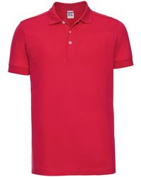 Russell - Stretch Short Sleeve Polo Shirt (Classic) - Lyst