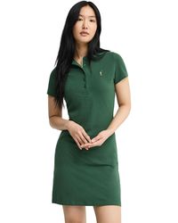 POLO CLUB - Short Sleeve Neck Dress Dress2 - Lyst