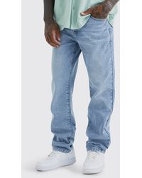 BoohooMAN - Relaxed Rigid Jean - Lyst