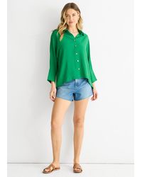 Gini London - Mid Kimono Oversized Blouse - Lyst