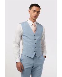 Antique Rogue - Single Breasted Five Button V-Neck Slim Fit Suit Waistcoat - Lyst