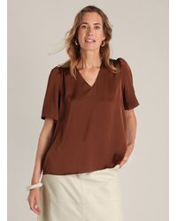 YEST - Pippa Essential Tops Copper - Lyst
