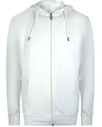 Roberto Cavalli - Bold Floral Logo Off Zip-Up Hoodie Cotton - Lyst