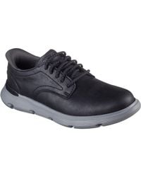 Skechers - Garza Duran Leather Trainers - Lyst