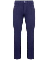Emporio Armani - Regular Fit Dark Jeans Cotton - Lyst