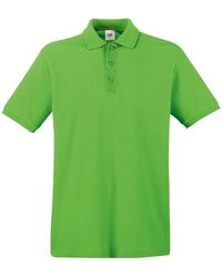 Fruit Of The Loom - Premium Short Sleeve Polo Shirt - Lyst