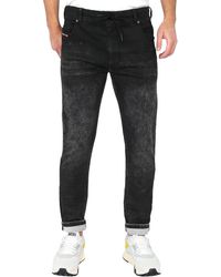 DIESEL - D-Kr00Ley-Ne-Sweat Denim Jeans - Lyst