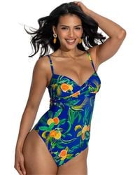Pour Moi - 25632 Free Spirit Lightly Padded Underwired Swimsuit - Lyst