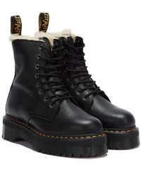 Dr. Martens - Shop Voor Jadon Pisa Gevoerde Zwarte Laarzen - Lyst