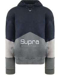 Supra - Long Sleeve Pullover 92 Fleece Hoodie 102552 018 - Lyst