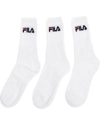 Fila - Pack-3 Hoge Sokken F9505 - Lyst