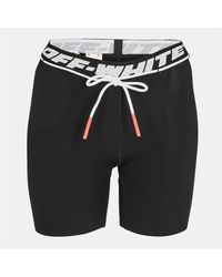 Off-White c/o Virgil Abloh - Off Slim Fit Banded Hem Bermuda Shorts - Lyst