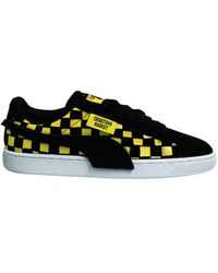 PUMA - Suede X Chinatown Market Black Yellow Low Lace Up Trainers 370133 01 - Lyst