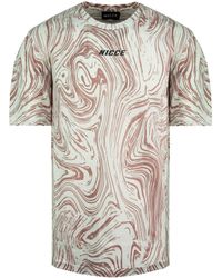 Nicce London - Crew Neck Short Sleeve Ash T-Shirt 211 1 09 05 0338 Cotton - Lyst