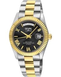 Gevril - Automatic West Village 316L Stainess Steel Ipyg Case, Dial Stainless Bracelet - Lyst