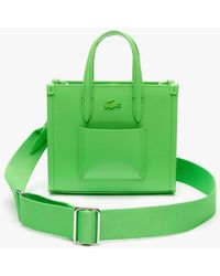 Lacoste - Mini Chantaco Leather Tote Bag - Lyst