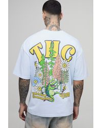 BoohooMAN - Tall Collector's Edtn Cactus Oversized Pocket T-Shirt - Lyst