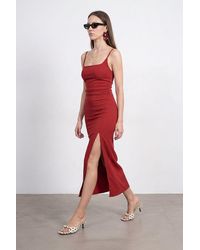 Dilvin - Sleeveless Bodycon Midi Dress - Lyst