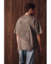 Grimelange - Oversized Printed Crew Neck T-Shirt - Lyst