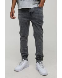BoohooMAN - Skinny Fit Stretch Washed Jeans - Lyst