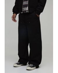 BoohooMAN - Barrel Fit Carpenter Trouser - Lyst