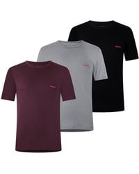 HUGO - Pack Of Pyjama T-Shirts - Lyst