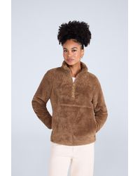 Mountain Warehouse - Teddy Fleece Sweater Half Zip Warm Cosy Casual Coat - Lyst