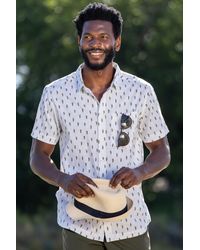 Mountain Warehouse - 'Preston Illustration' Shirt Breathable Summer Holiday Top Cotton - Lyst