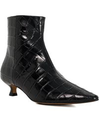 Dune - Odore Leather Kitten Heel Ankle Boots - Lyst