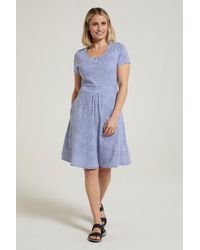 Mountain Warehouse - Orchid Patterned Uv Summer Dress With Side Pockets Holiday Beach Cotton - Lyst